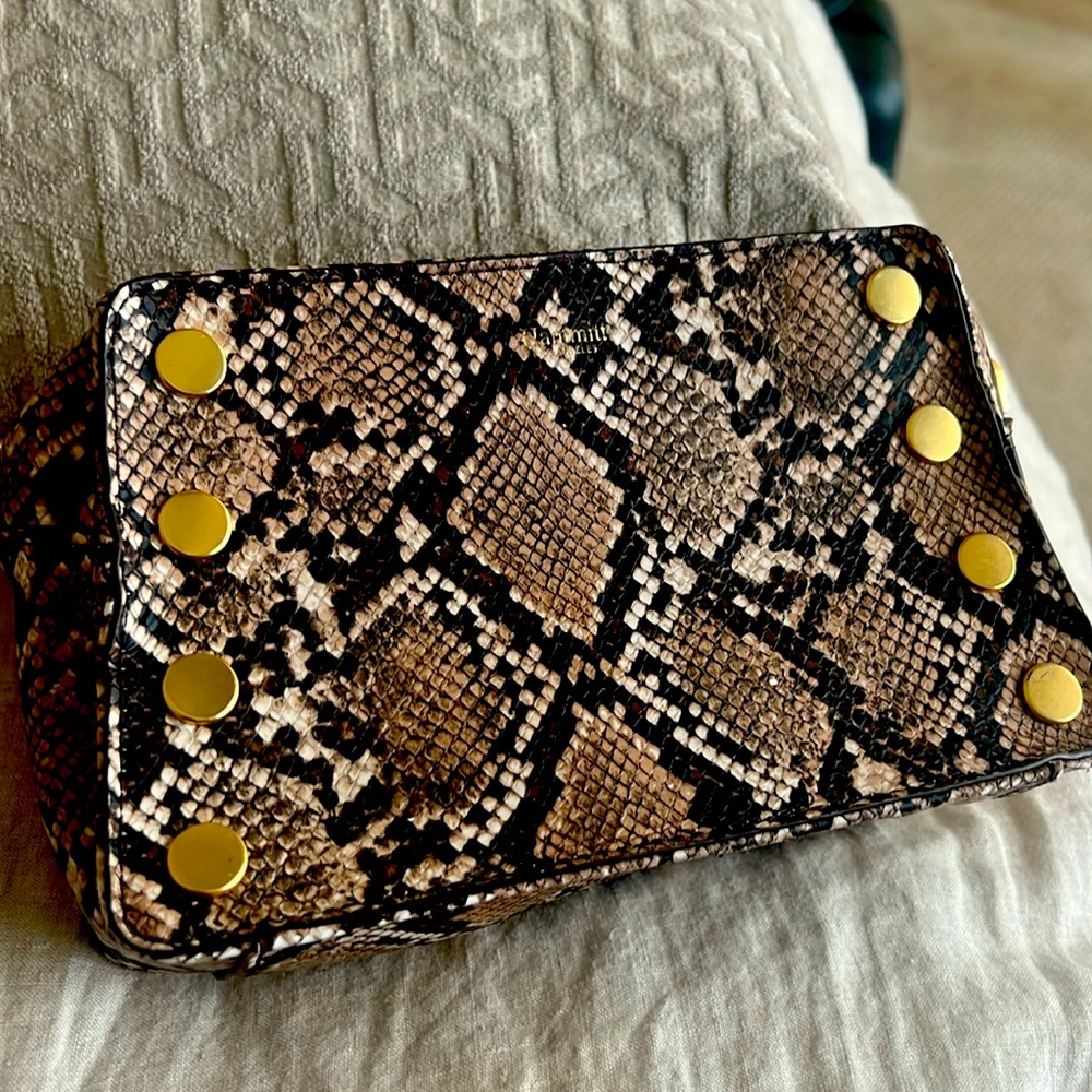 Hammitt Madison snakeskin clutch/crossbody.